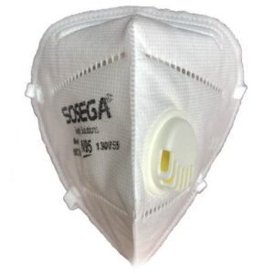 Mascarilla N95 FF Blanca con Válvula SOSEGA