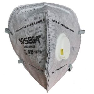 Mascarilla N95 FF Carbón Activado con Válvula SOSEGA
