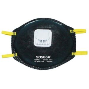 Mascarilla N95 Negra con Válvula SOSEGA