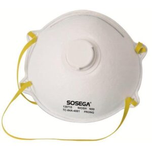 Mascarilla N99 Blanca con Válvula SOSEGA